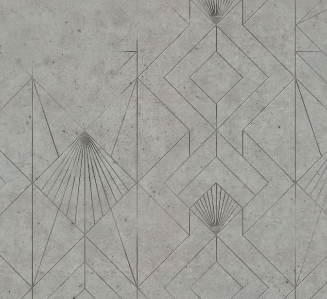 Tapet Concrete Fan Grey - Vinil - 100 x 300 cm
