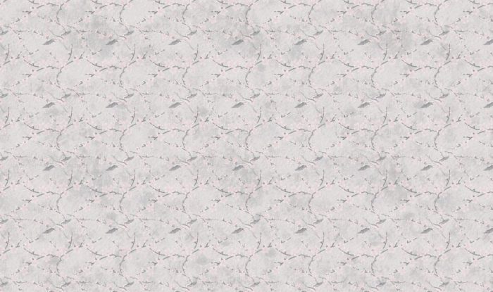 Tapet Sakura light grey - Vinil - 100 x 300 cm