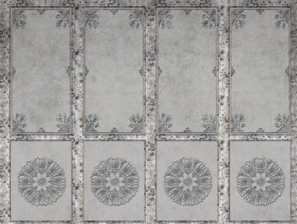 Tapet Refined Grey Opulence - Vinil - 100 x 300 cm