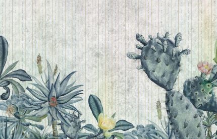 Tapet Succulento - Vinil - 100 x 300 cm