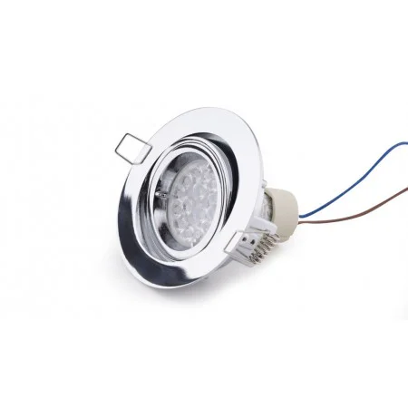 Spot - downlight circular incastrat - FINE - Maxlight – H0038 – metal – GU5,3 - argintiu