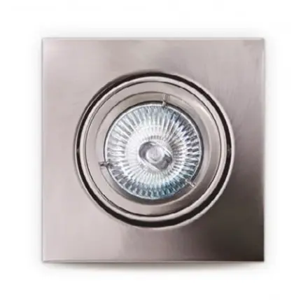 Spot - downlight patrat incastrat - FINE - Maxlight – H0040 – metal – GU5,3 - argintiu